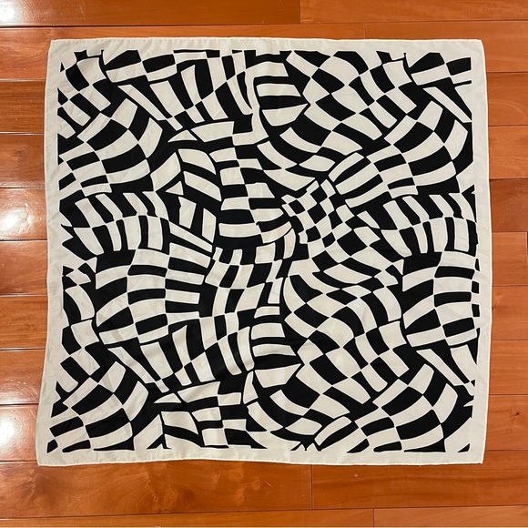Urban Outfitters Accessories - Urban Outfitters Black and White Abstract Scarf